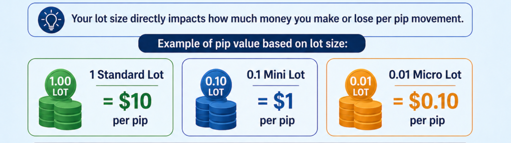 How Lot Size Affects Profit and Loss