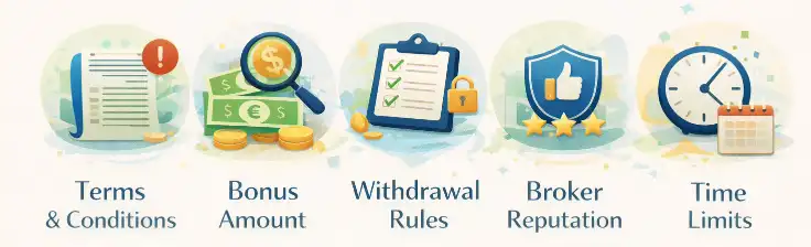 Important Things to Check Before Taking a Bonus