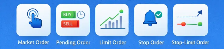 Main Types of Orders in Forex