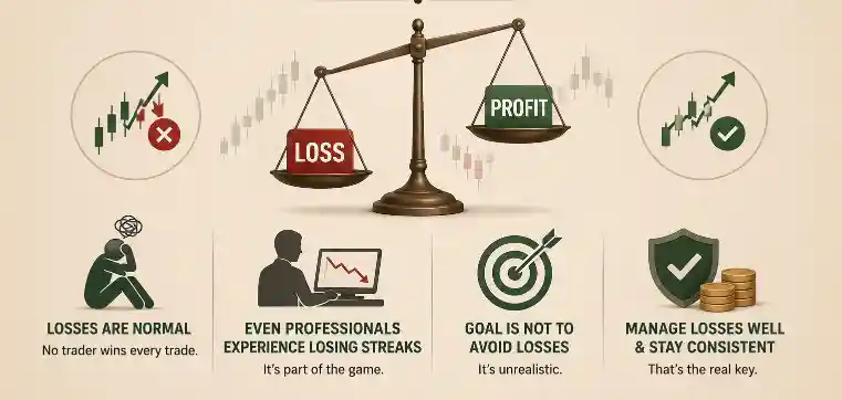 Accept That Losses Are Part of Trading