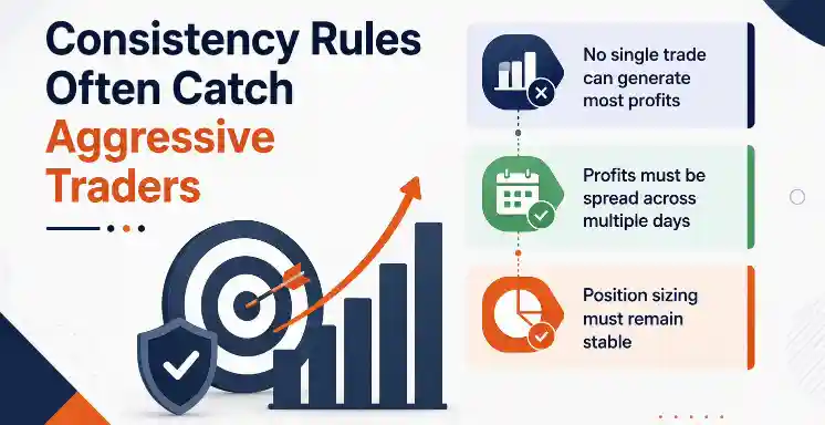 Consistency Rules Often Catch Aggressive Traders