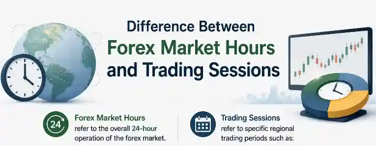 Difference Between Forex Market Hours and Trading Sessions