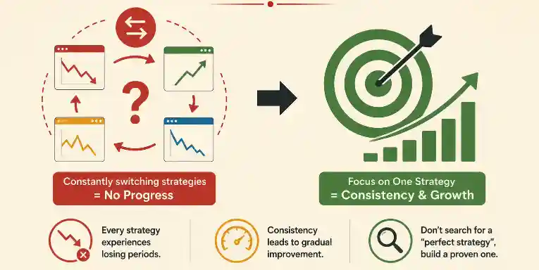Hidden Problem Strategy Hopping