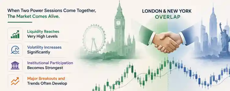 The Most Active Period London and New York Overlap