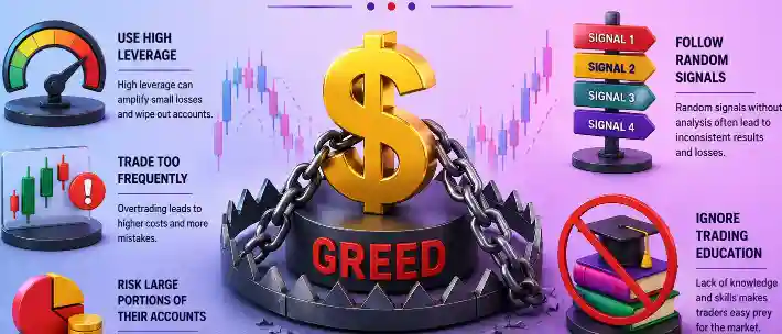 Why Greed Is Dangerous for Beginner Traders