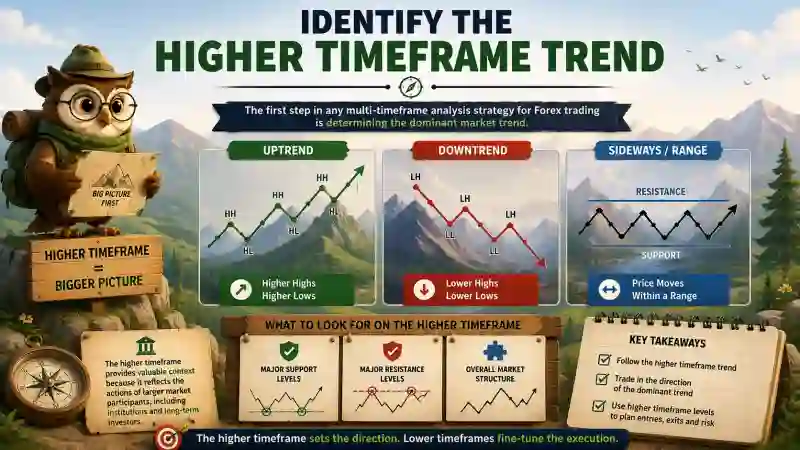 Identify the Higher Timeframe Trend