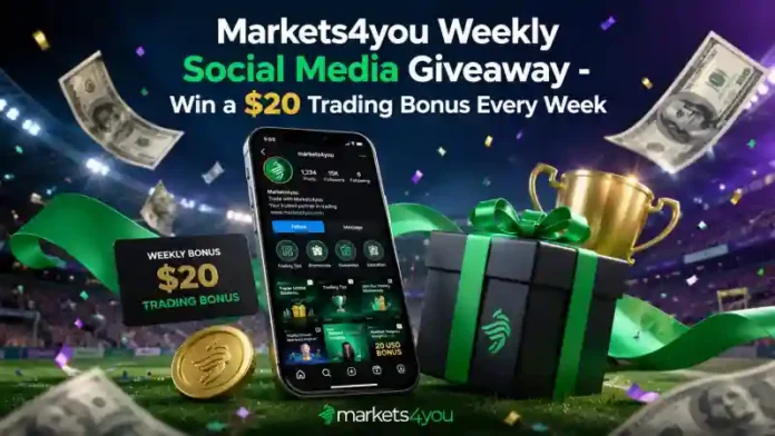 Markets4you Weekly Social Media Giveaway