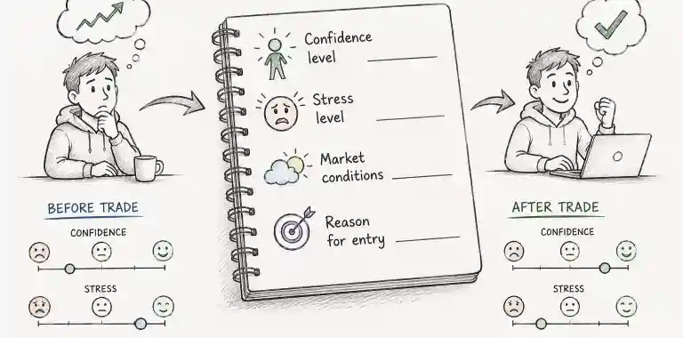 Tracking Emotional State Before and After Trades