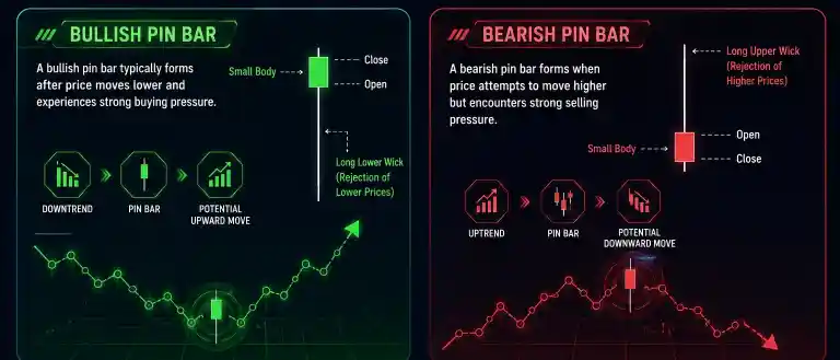 Understanding Bullish and Bearish Pin Bars