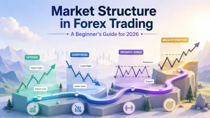Market Structure in Forex Trading - A Beginner's Guide for 2026