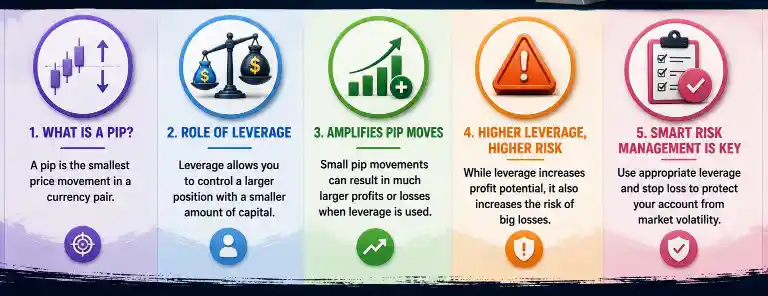 How Leverage Interacts With Pip Movement