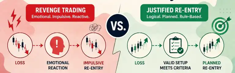 Revenge Trading vs. a Justified Re-Entry