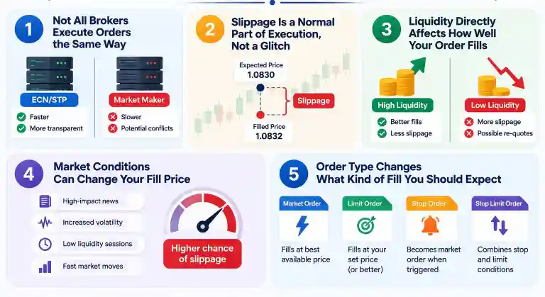 5 Critical Facts About Forex Execution and Order Fill