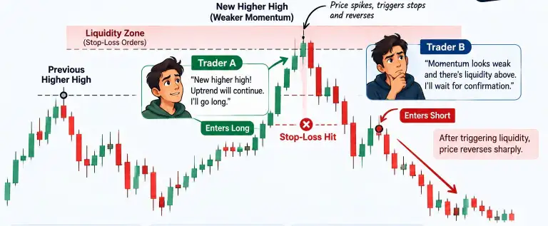A Real Example Two Traders, Same Chart, Different Conclusions