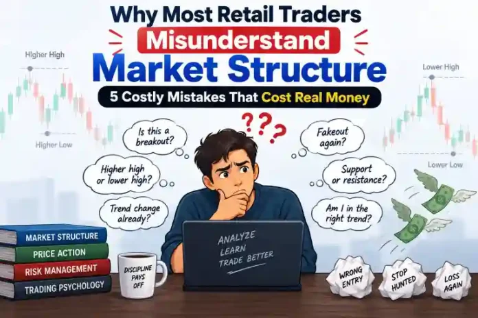 Why Most Retail Traders Misunderstand Market Structure: 5 Costly Mistakes That Cost Real Money